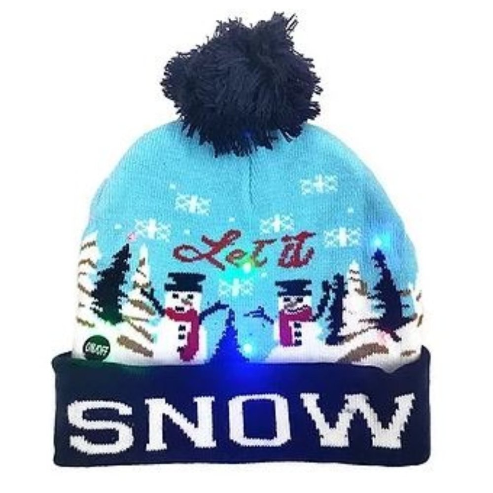 LED Christmas Binnie Hat for Kids